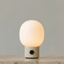 Menu Alabaster White Portable Jwda Table Lamp