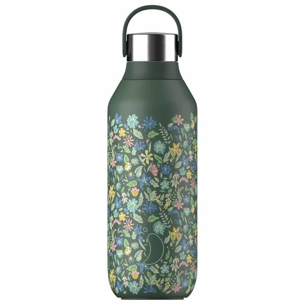 Chilly's New Liberty Series 2 500ml Bottle - Summer Sprigs Pine Green 3 Chilly's New Liberty Series 2 500ml Bottle - Summer Sprigs Pine Green