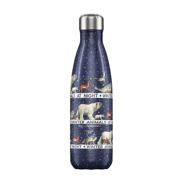Chilly's 500ml Bottle - Bridgewater Winter Animals 3 Chilly's 500ml Bottle - Bridgewater Winter Animals
