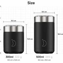 Chilly's Food Pot Monochrome Black 500ml 9 Chilly's Food Pot Monochrome Black 500ml