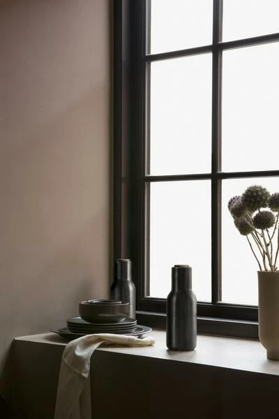 Menu Bottle Grinder Set Peper En Zoutmolen Walnoot Bronzed Brass 5 Menu Bottle Grinder Set Peper En Zoutmolen Walnoot Bronzed Brass