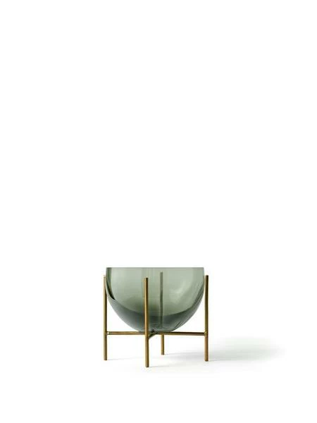 Menu | Small Échasse Bowl | Smoked Green + Brass 3 Menu | Small Échasse Bowl | Smoked Green + Brass