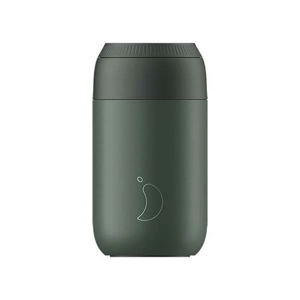 Chilly's Series 2 340 Ml Coffee Cup Pine Green 3 Chilly's Series 2 340 Ml Coffee Cup Pine Green