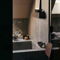 Menu Polished Brass Nimbus Mirror