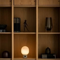 Menu Alabaster White Portable Jwda Table Lamp