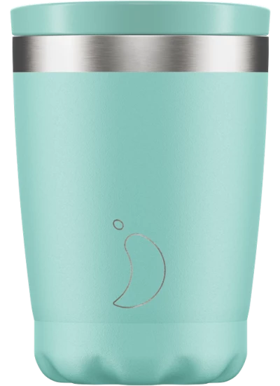 Chilly's 340ml Pastel Green Coffee Cup 4 Chilly's 340ml Pastel Green Coffee Cup