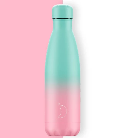Chilly's Gradient Pastel Water Bottle 500 Ml 3 Chilly's Gradient Pastel Water Bottle 500 Ml