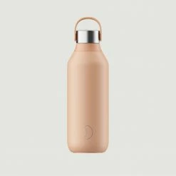 Chilly's Reusable 500ml Monochrome Series 2 Bottle Peach Orange