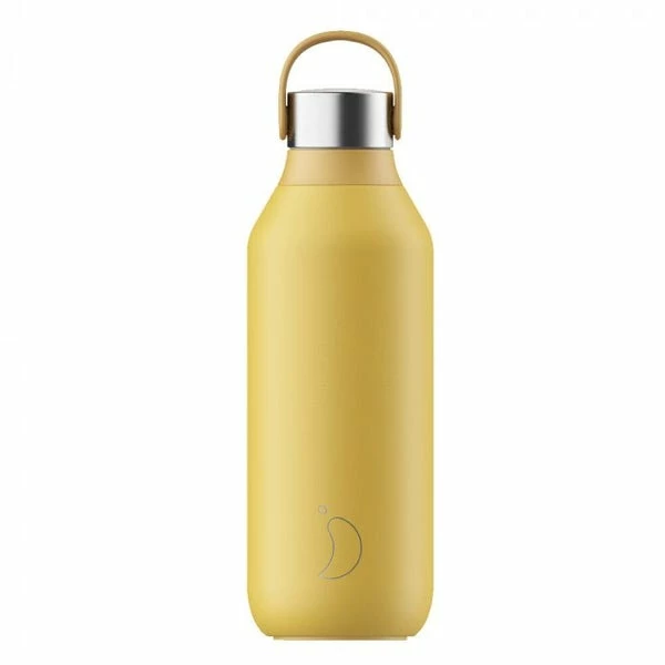 Chilly's Series 2 Bottle Pollen Yellow 500ml 3 Chilly's Series 2 Bottle Pollen Yellow 500ml