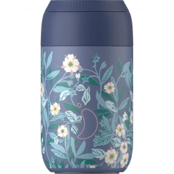 Chilly's Series 2 Liberty Brighton Blossom 340ml Coffee Cup - Whale Blue