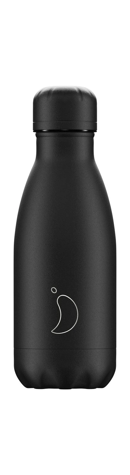Chilly's Bouteille Reutilisable Noir Mat 260 M L 3 Chilly's Bouteille Reutilisable Noir Mat 260 M L