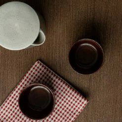 Chilly Sales 2022 5 Menu Troides Theedoek Burnt Sienna Set Van 2