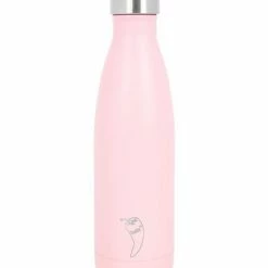 Chilly's Pastel Pink Water Bottle 500 Ml