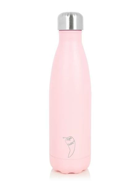 Chilly's Pastel Pink Water Bottle 500 Ml 3 Chilly's Pastel Pink Water Bottle 500 Ml