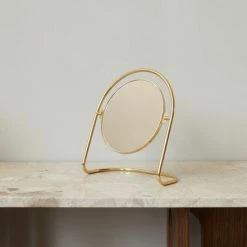 Menu Polished Brass Nimbus Mirror