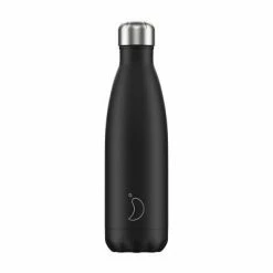 Chilly's Monochrome Black 500ml Bottle