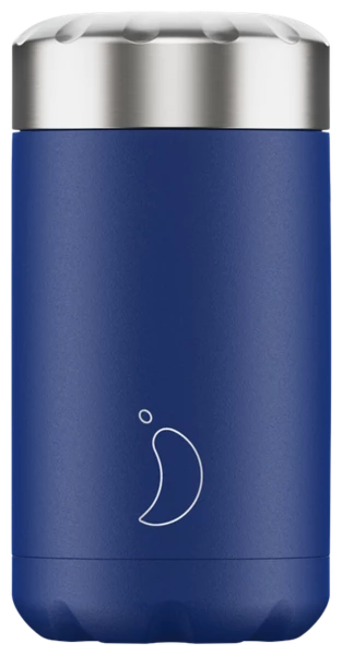 Chilly's 500 Ml Food Pot Matte Blue 3 Chilly's 500 Ml Food Pot Matte Blue