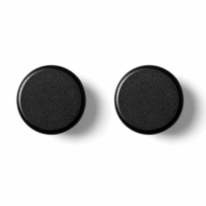 Menu Set of 2 Black Norm Knobs Wall Hooks 3 Menu Set of 2 Black Norm Knobs Wall Hooks