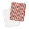 Menu Troides Tea Towel Burnt Sienna and White 2-Pack