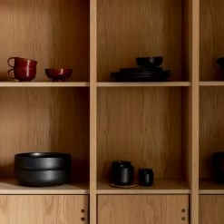 Menu 250ml 2pcs Red Glazed New Norm Cup With Handle