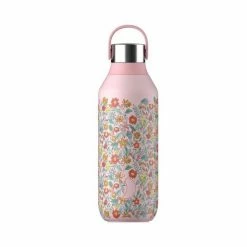 Chilly's Bottle Liberty Summer Sprigs 500ml Blush Pink