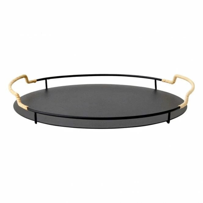 Menu Black Steel Balcony Serving Tray 36.5cm 3 Menu Black Steel Balcony Serving Tray 36.5cm