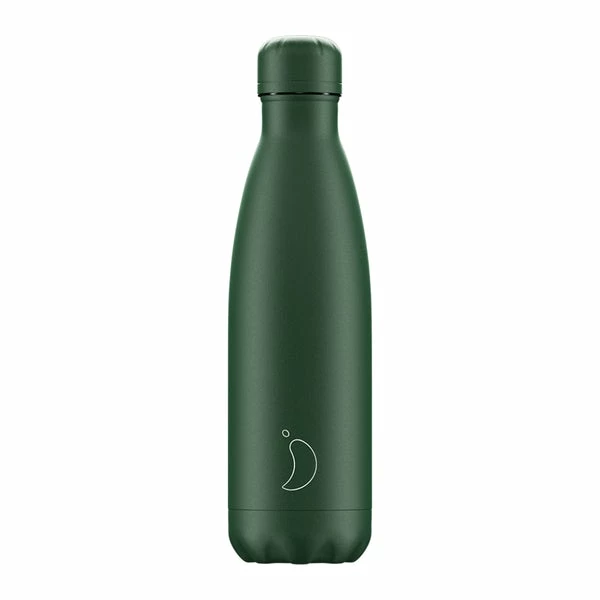 Chilly's Chilly's Bottle Matte 500ml - All Green 3 Chilly's Chilly's Bottle Matte 500ml - All Green
