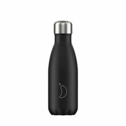 Chilly's Chillys Bottle Monochrome Black 260 Ml