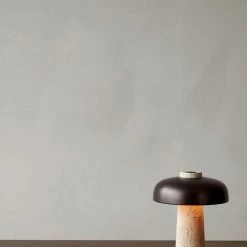 Menu | Reverse Table Lamp | Travertine + Bronzed Brass 14 Menu | Reverse Table Lamp | Travertine + Bronzed Brass