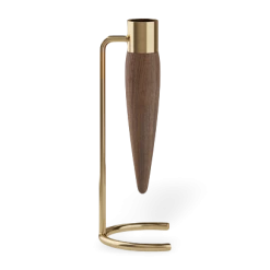 Menu Umanoff Candle Holder Brass & Walnut