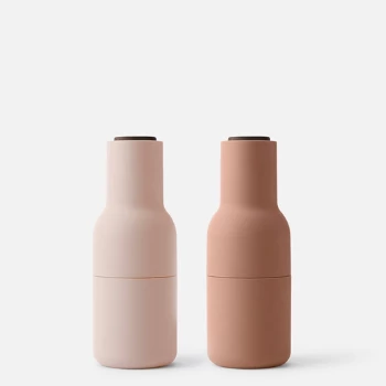 Menu Set Of 2 Nudes Bottle Grinders With Walnut Top 3 Menu Set Of 2 Nudes Bottle Grinders With Walnut Top