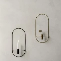 Menu POV Oval Candleholder/Vase Brass 9 Menu POV Oval Candleholder/Vase Brass