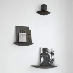 Menu Large Black Oak Gridy Fungi Shelf