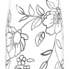 Chilly's 500ml Line Art - Flowers Bottle 2 Chilly's 500ml Line Art - Flowers Bottle