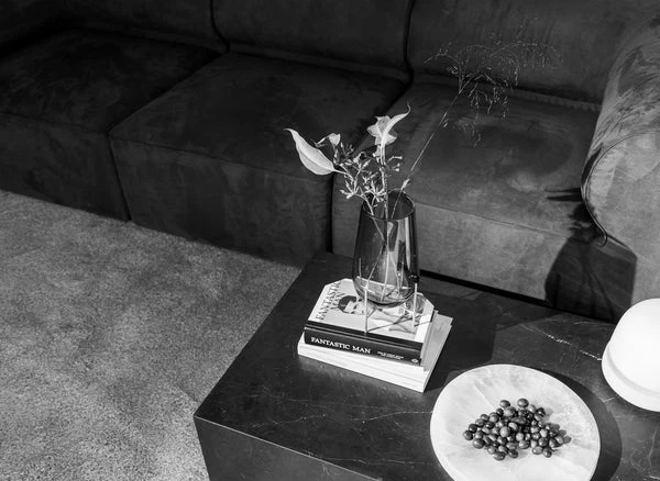 Menu Small Clear Bronzed Brass Echasse Vase 7 Menu Small Clear Bronzed Brass Echasse Vase