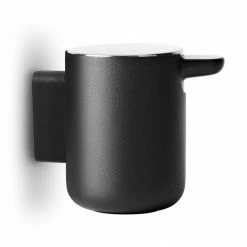 Menu Wall Mounted Black Soap Dispenser