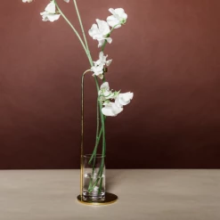 Menu Stem Vase Polished Brass 12 Menu Stem Vase Polished Brass