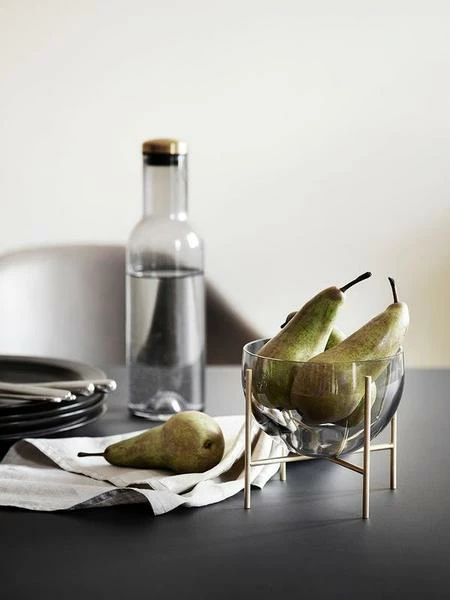 Menu | Small Échasse Bowl | Smoked Green + Brass 5 Menu | Small Échasse Bowl | Smoked Green + Brass