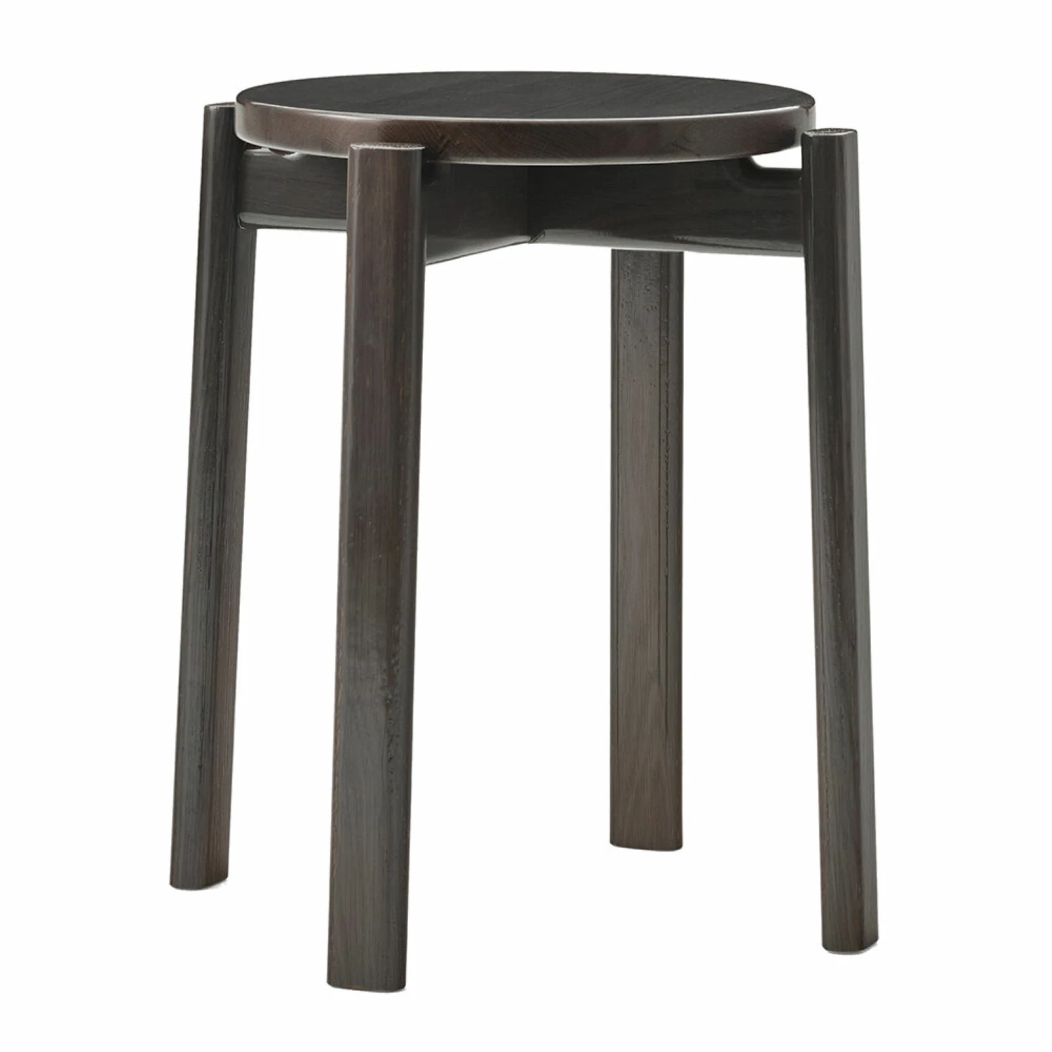 Menu Lacquered Dark Oak Passage Stool 3 Menu Lacquered Dark Oak Passage Stool