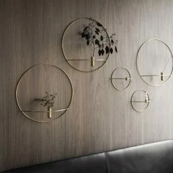 Menu POV Circle Candle Holder Brass Small 7 Menu POV Circle Candle Holder Brass Small