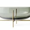 Menu Échasse Bowl Smoke and Brushed Brass 2 Menu Échasse Bowl Smoke and Brushed Brass