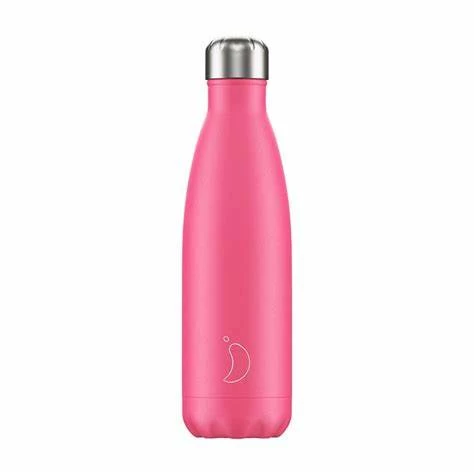 Chilly's 500ml Bottle Neon Pink 3 Chilly's 500ml Bottle Neon Pink
