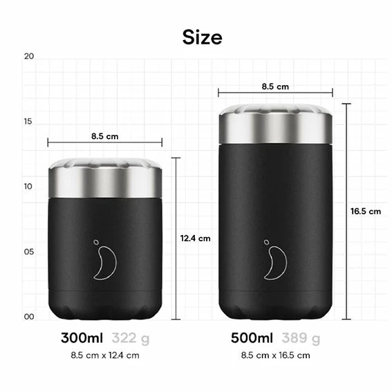 Chilly's Food Pot Light Grey 500ml 6 Chilly's Food Pot Light Grey 500ml