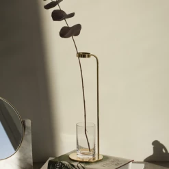 Menu Stem Vase Polished Brass