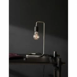 Menu Brushed Steel Reade Table Lamp