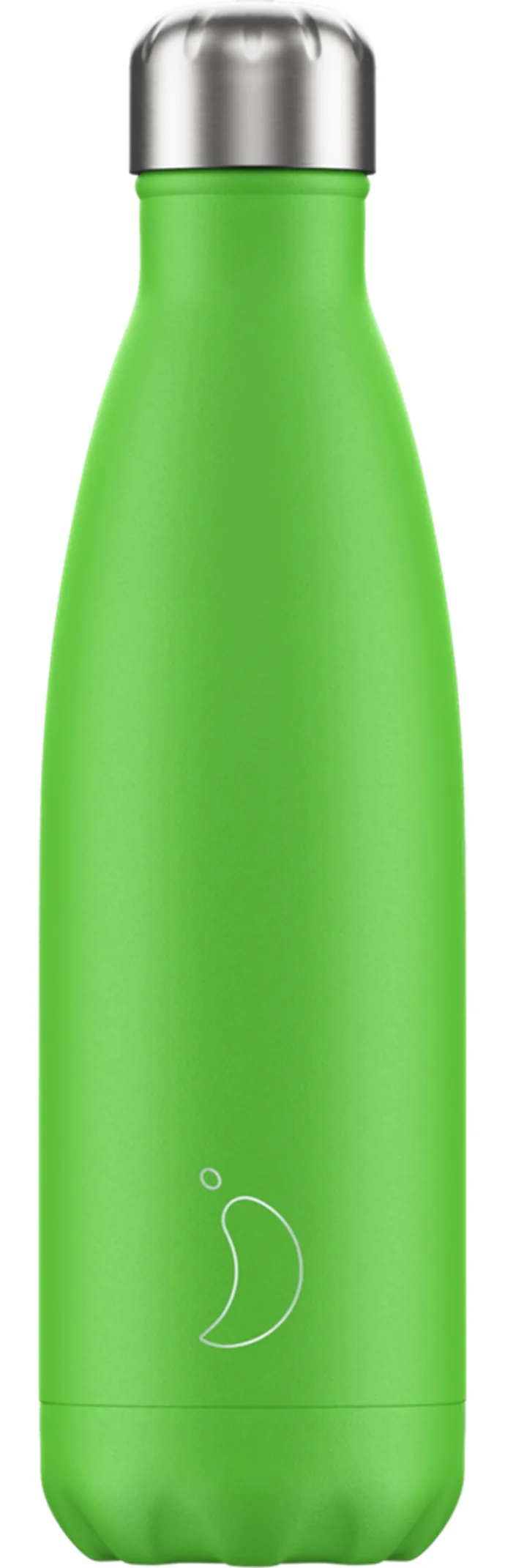 Chilly's 500ml Neon Green Stainless Steel Bottle 3 Chilly's 500ml Neon Green Stainless Steel Bottle