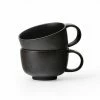 Menu Set of 2 New Norm Dark Glazed Cups 2 Menu Set of 2 New Norm Dark Glazed Cups