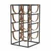 Menu Umanoff Leather & Steel Wine Rack - 8 Bottles 1 Menu Umanoff Leather & Steel Wine Rack - 8 Bottles