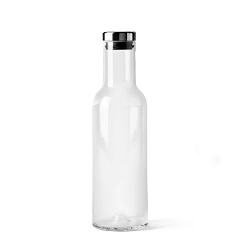 Menu Bottle Carafe 1L Clear/ Steal 3 Menu Bottle Carafe 1L Clear/ Steal