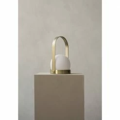 Menu Brushed Brass Carrie Portable LED Table Lamp 7 Menu Brushed Brass Carrie Portable LED Table Lamp